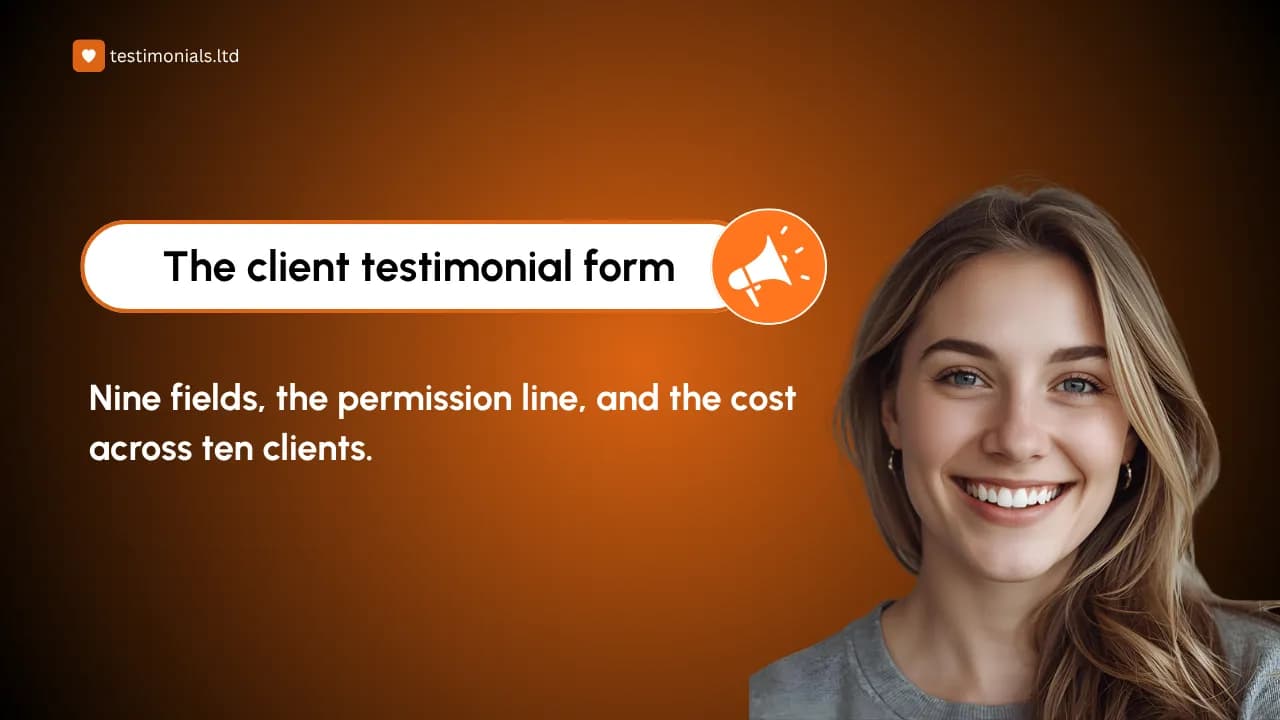 Client Testimonial Form: Collect Proof From Every Client
